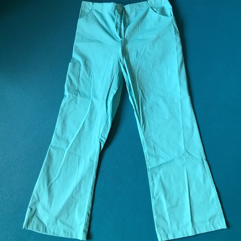 Dickies sea foam blue green scrub pants NWT
